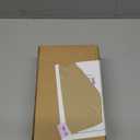 White Ceramic Vase, GUKJOB Small Cute Flower Vase for Pampas Grass, Home, Living Room, Dining Table, Farmhouse, Office Decor, Bedroom, Table, and Kitchen Shelf (White)