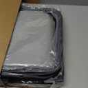 3 Section Laundry Sorter, 35.6 Gal (135 L) Laundry Hamper Cart with Heavy Duty Rolling Lockable Wheels and Removable Bags, Clothes Organizer Basket Clothes Separator Hamper, Gray