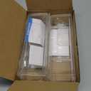 Acrylic Spice Rack Wall Mount-9 Inch, Clear Spice Shelf Storage Holder, 4 Pack Hanging Seasoning Rack Organizer for Cabinet Door, Cupboard or Wall Kitchen (Adhesive or Screw)