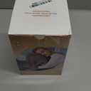 Sunany Travel Pillow, Inflatable Neck Pillow Used for Airplanes/Cars/Buses/Trains/Office Napping with Eye Mask/Earplugs (Gray) (Medium, Grey)