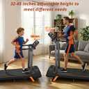 Walking Pad Treadmill with Desk Workstation, 12% Incline Treadmills for Home Office, 350lbs Capacity, 3.5HP