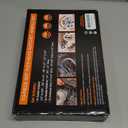 10-Piece Flex-Head Ratchet Set, 1/4", 3/8" & 1/2" Drive Socket Wrenches, 90-Tooth Quick-Release Reversible Low-Profile, Extension Bars (4", 10", 6") & 4 Adapters for Automotive, Bike, and Home Repair