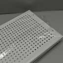 Asiingkel Metal Stackable Expandable Storage Shelf  MultiFunctional Home Storage Shelf, Suitable for Kitchen, Cabinet，Bathroom, Office, Garage, etc.（1PACK/White/Large