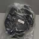 Amazon Basics Travel Laptop Backpack with Multiple Pockets and Compartments for 15.6 inch Laptop, Water Resistant, Spacious with Padded Shoulder Straps, Black