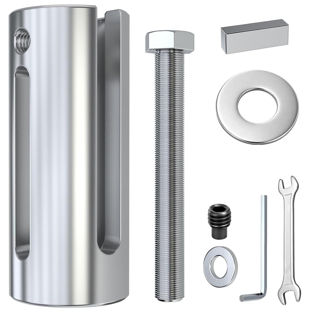 5/8 to 1 Inch Crank Shaft Sleeve Adapter Compatible with Predator 212 196cc 97cc GX160 GX120 GX140 GX200 Engine with 5/8" Shaft Coleman CT200U CT200U-EX BT200X Baja DB30 MB200 Mini Bike Parts