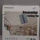 STICKGOO Glue Up Ceiling Tiles, 24x24 Inch PVC Decorative Drop Ceiling Tile Antique Copper 48 Sq. Ft, Pack of 12 Tiles