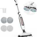 OLIXIS Steam Mop, All-in-One Scrubbing Steam Mops for Floor Cleaning with Rotating Pads, Floor Steamer with 2 LED Lights, 4 Cleaning Modes, Swivel Steering, 16.4 FT Cord, Safe for Hardwood and Tile