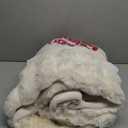 Luxury 1000GSM Faux Rabbit Fur Throw Blanket, Super Heavy Warm Cozy Blankets for Couch Bed Sofa, Bubble Plush Fuzzy Elegant Soft Reversible Mink Blanket for Living Room Bedroom, Cream White (50"x60")