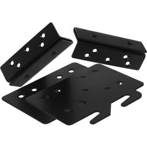 Alipis Sturdy Iron Bed Rail Hooks Bed Fittings Rail Hook Plates Complete Hardware Kit for Frame Repair