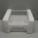 New brothread Pack of 2 Tall and Clear Storage Box/Organizer for 2x30 Home Embroidery&Cotton Thread Spools Compatible with Tall Thread Spools from Isacord/Floriani/Madeira/Glide/RA/Connecting Thread