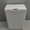 Cesun 4 Gallon Bathroom Trash Can with Lid, Small Automatic Trash Can, Touchless Motion Sensor Garbage Can, White Plastic Waste Basket for Bathroom, Bedroom, Toilet, Office, Rv