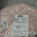 Drydiet 1 Pcs Round Throw Pillows Decorative Pleated Throw Pillows 15'' Diameter Accent Pumpkin Boho Chair Cushion for Couch Sofa Home Decoration (Pink)