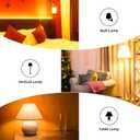 Dimmable LED 4W Globe Light Bulb,40W Equivalent E26 Standard Screw Base Small Decorative Bulb for Vanity,Bathroom,Wall Sconces,G16.5 Soft Warm 2700K 480Lumen Frosted,3 Pack