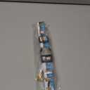 ADOGGYGO Christmas Dog Collar, Deer Santa Xmas Pet Collars Adjustable Soft Blue Christmas Collars for Small Medium Large Dogs (Large)