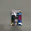 Officemate Easy Grip Medium Binder Clips, Assorted Metallic Colors, 12 Pack (31054)