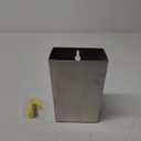 Stainless Steel Bottle Cap Catcher Wall Mounted Beer Top Bucket with Drained Narrow Brushed Silver