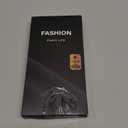 SSLOTSCASE for Phone Lanyard Crossbody with 2X TPU Clear Tabs, Adjustable Anti Theft Strap, Premium Metal Buckles, Comfortable Universal Neck Wrist Lanyard for Travel Outdoor, Black