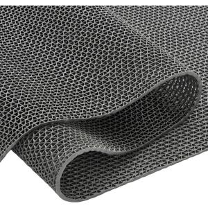3x8Ft Drainage Mat Anti Slip Commercial PVC Mesh Hollow Mat for Wet Area Restaurant Patio Kitchen Pool Bathroom Floor(1/5'' Thick)