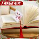 2 x Harloon 100 Watercolor Coloring Bookmarks Set 50 Sheets Blank Watercolor Painting Bookmarks 50 Colorful Tassels 5 Brushes Painting with Water Book Marks with Holes for Art Coloring Craft Exchange Gift