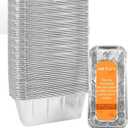 100-Pack Blackstone Grease Cup Liners, Aluminum Foil Drip Pan Liners Disposable for 17" 22" 28" 36" Blackstone Griddle Accessories Drip Tray Holder Grill Rear Grease Catcher Cup Liners