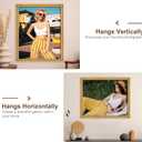 GULETHUN 16x20 Frame, Transitional Modern Design Picture Frames, 16 by 20 Rustic Poster Frame for Home Decor, Gold Vintage Photo Frame, Horizontal or Vertical Display, Choose Size & Color