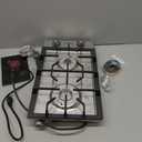GASLAND 12 Inch Gas Cooktop 2 Burners, Drop-in Natural Gas Hob with Thermocouple Protection, LPG/NG Convertible Dual Fuel Propane Stove Top, Stainless Steel