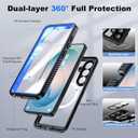 ANTSHARE for Samsung Galaxy S26 Case Waterproof, Built-in Lens & Screen Protector, [Compatible with MagSafe] Shockproof Dropproof Dustproof Full Body Phone Case for S26 6.3"-Blue/Clear