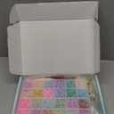 Wuollgess 1700Pcs 8mm Glass Beads for Jewelry Making, 48 Colors Crystal Beads for Bracelet Making Kit Round Beads DIY Craft for Teen Adults, 2 Box