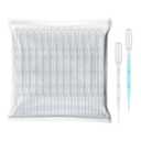 Vabiooth 100Pcs 3mL Disposable Plastic Transfer Pipettes Calibrated Dropper for Science Experiment, Art, and DIY  EasytoUse and Safe