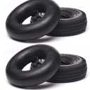 (2 Pack) AR-PRO 10" Heavy-Duty Replacement All-Purpose Utility Tire and Tube - 4.10/3.50-4" Pneumatic Tires with 10" Inner Tubes TR-13 Straight Valve Stem for Lawn Mowers, Hand Trucks, and More