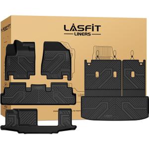 LASFIT Floor Mats for Nissan Pathfinder 7/8 Seats 2026 2025 2024 2023 2022