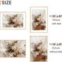 upsimples 24x36 Poster Frame, Display Pictures 20x30 with Mat or 24x36 Without Mat, Wall Hanging Picture Frame, Natural, 1 Pack