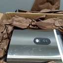 Antarctic Star Nugget Ice Maker Countertop with Soft Chewable Ice, Portable Sonic Ice Maker with Basket and Scoop, Removable Top Cover, Auto-Cleaning for Home/Party/RV/Camping (Stainless Steel Silver) (34Lbs/24H)