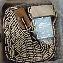 LazBlinds No Tools No Drill Cordless Bamboo Roman Shades, Light Filtering Window Treatment, Roll Up Bamboo Blinds for Windows 36'' W x 64'' H, Wood