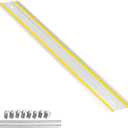 55in Track Saw Guide Rail for festool Track Saw, High-Strength Aluminum Alloy Rail with 2 Connectors & Anti-Slip Strip, Perfect for festool Track Saw and Woodworking Longer Cuts