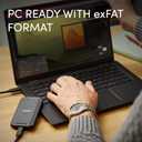 SanDisk Professional 4TB PRO-G40 SSD - Up to 3000MB/s, Thunderbolt 3 (40Gbps), USB-C (10Gbps), IP68 dust/Water Resistance, External Solid State Drive - SDPS31H-004T-GBCND