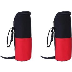 Kisangel Portable Baby Feeding Bottle Warmer Insulated Milk Transport Bag with Stroller Hook Travel Cooler Tote for Breast Milk and Formula Bottles 9.44X6.29X3.14 Inch