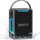 Portable Bluetooth Speaker 60W IPX6 Waterproof Wireless Speakers with Deep Bass, TWS Pairing, DSP Stereo Sound, Led Light, Big Powerful Loud Outdoor Boombox for Home Party Camping Beach