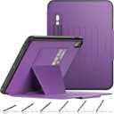 SEYMAC stock Case for iPad (A16) 11th/10th Generation 11/10.9'', Full-Body Drop Protection,[Stitched Slim Pencil Sleeve],Strong Magnetic Auto Sleep Case, Absorbing Multi-Angles Stand, Card Slot-Purple