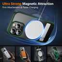 SPIDERCASE Magnetic for iPhone 16 Pro Case, with 2 Pcs [Tempered Glass Screen Protector] [ Military Grade Drop Protection] Invisible Kickstand Slim Case for iPhone 16 Pro 6.3", Green