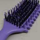 Curly Hair Brush,Curl Defining Brush for Effortlessly Defined Curls & Waves,Vented Hair Brush for Wet & Dry Hair,Women and Men,Reduces Frizz (Purple)