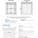 LazBlinds No Drill Cordless Zebra Blinds for Indoor Windows, Dual Layer Light Control Roller Shades for Day and Night, Light Filtering Sheer Shades for Home, 35" W x 72" H, White