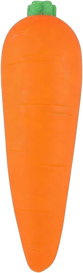 Carrot Squishy, Carrot Squishies Slow Rising Sensory Squeeze Stress Relief Toy Realistic Vegetable Fidget Toy (1 pcs), 1.77x5.12 inches