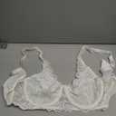 Avidlove Bras for Women Sexy Lace Bralette Double-Layered Balconette Bra Push Up Bra with Underwire (White, XXL)