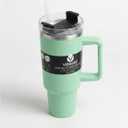 Stainless Steel Tumbler 40 Oz Mint Green