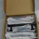 Amerdeco 10 Pack Matte Black Cabinet Pulls 3.75 Inch(96MM) Hole Centers Kitchen Cabinet Handles Hardware Kitchen Handles for Cabinets Cupboard Handles Drawer Pulls ZH0071