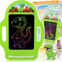 Dinosaur 8.5 Inch LCD Writing Tablet for Kids 2-6, Drawing Tablet Doodle Board with Handle, Travel Car Toy for Boys, Educational Sketch Pad Birthday Christmas Gift