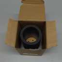 Matani Bamboo Toothbrush Holder Diatomite Tooth Brush Organizer - Storage Stand for Small Bathroom & Counter - Removable Base & Drain Holes, Water-Absorbent & Quick-Drying (Black)