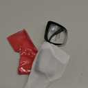 OCCI CHIARI Funky Womens Reading Glasses 1.5+ Large Head Readers Heavy Duty Frame(1.5) (Clean/Black)