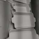 MALACASA Casserole Dishes for Oven, Porcelain Baking Dishes, Ceramic Bakeware Sets of 4, Rectangular Lasagna Pans Deep with Handles for Baking Cake Kitchen, White (9.4"/11.1"/12.2"/14.7"), Series